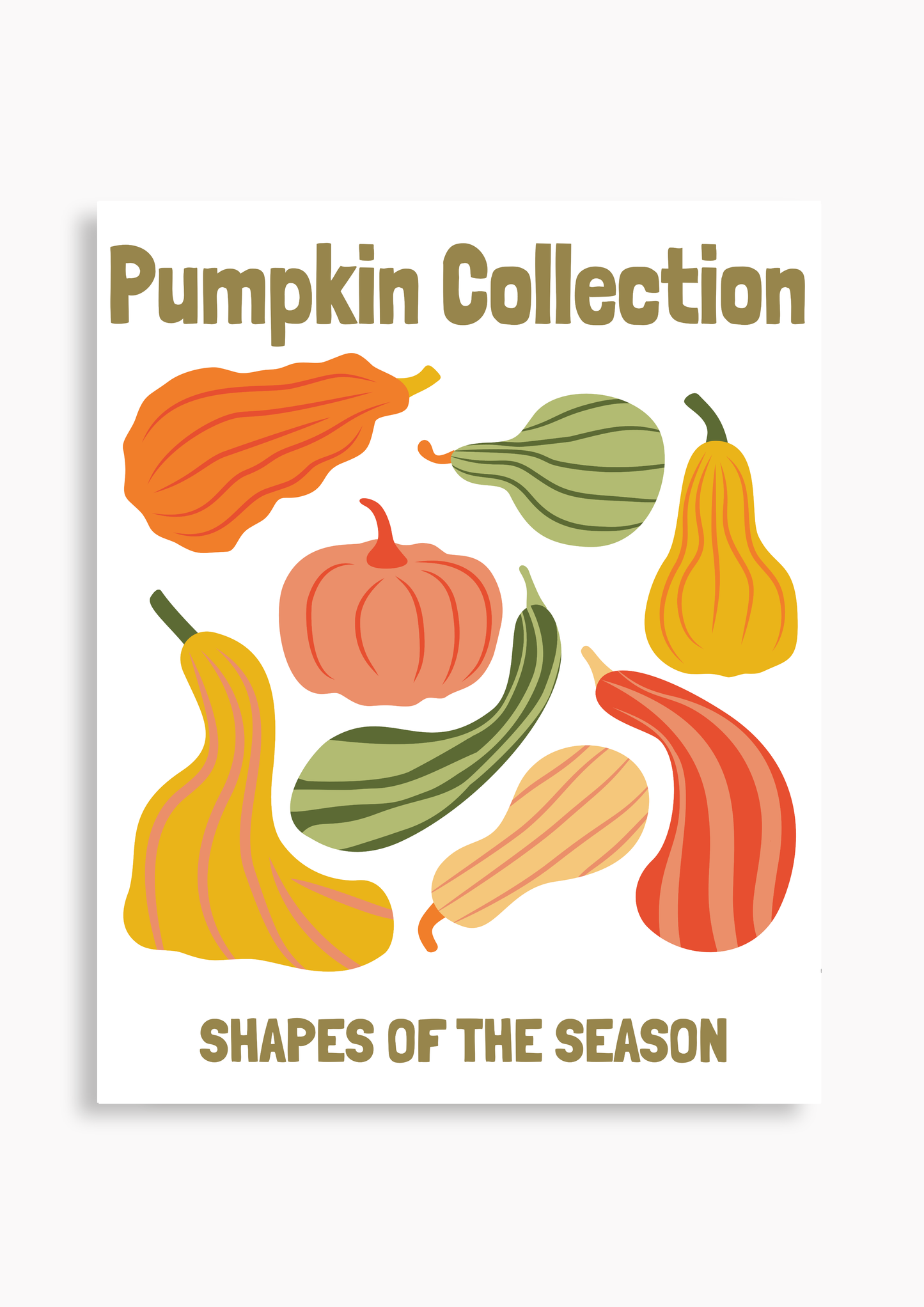 Pumpkin collection - Poster