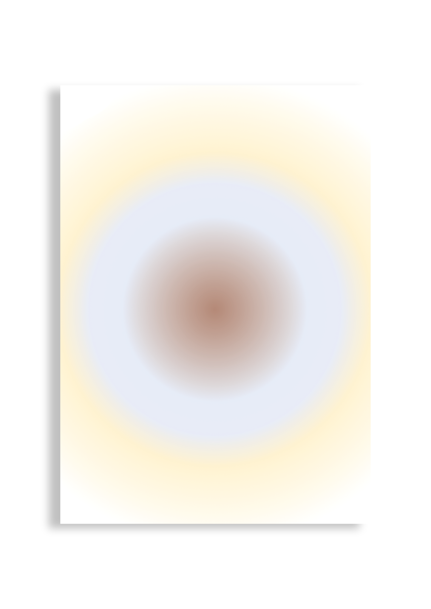 Aura Herbst braun/blau - Poster