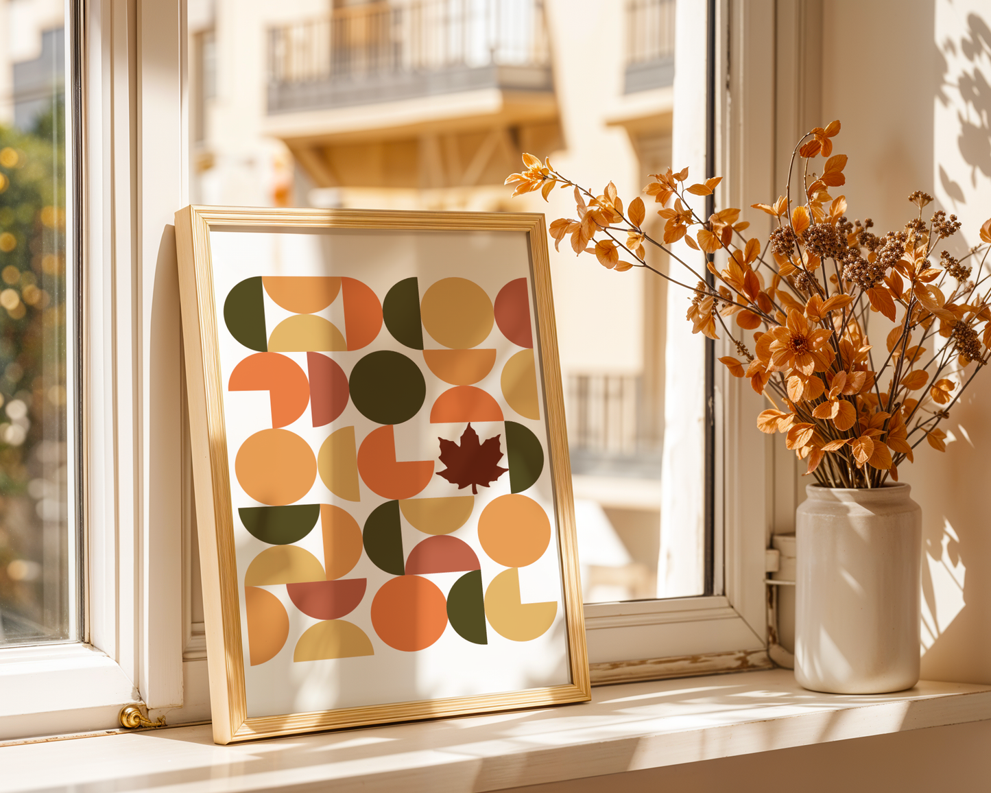 Bauhaus-Stil Autumn - Poster