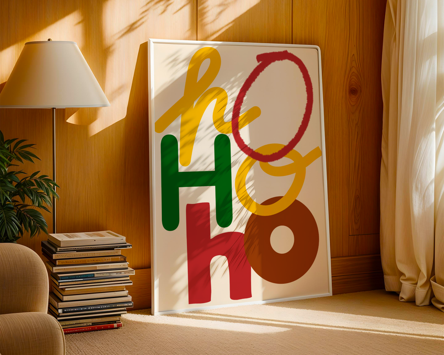 HOHOHO bunt - Poster
