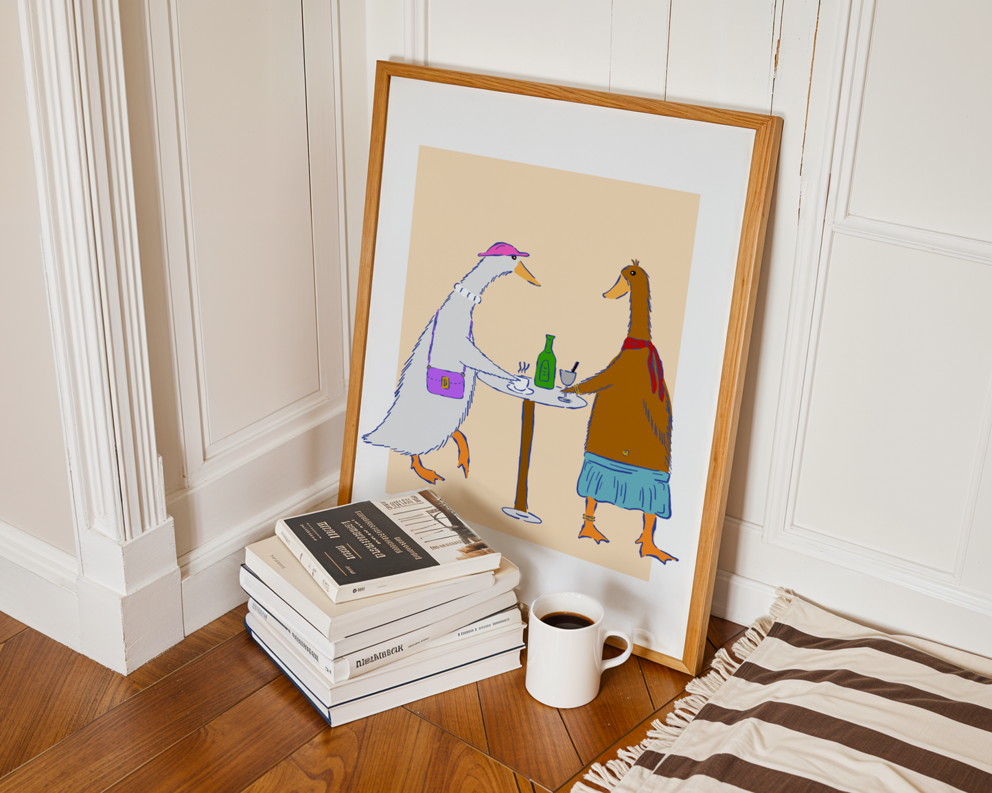 Laufenten Kaffee - Poster