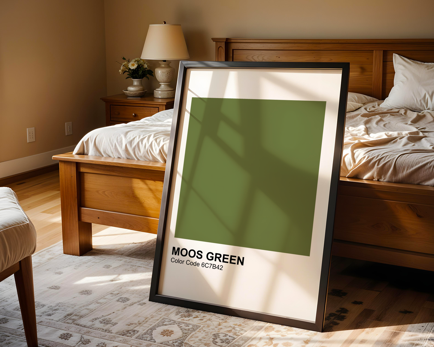 Farbkarte 'Moos green' - Poster