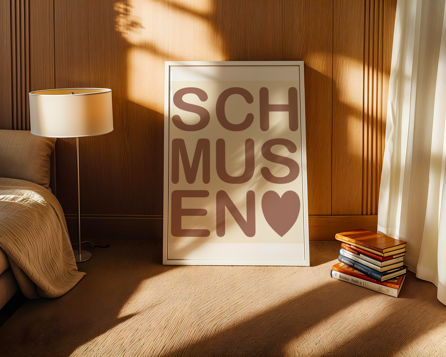 Schmusen braun - Poster