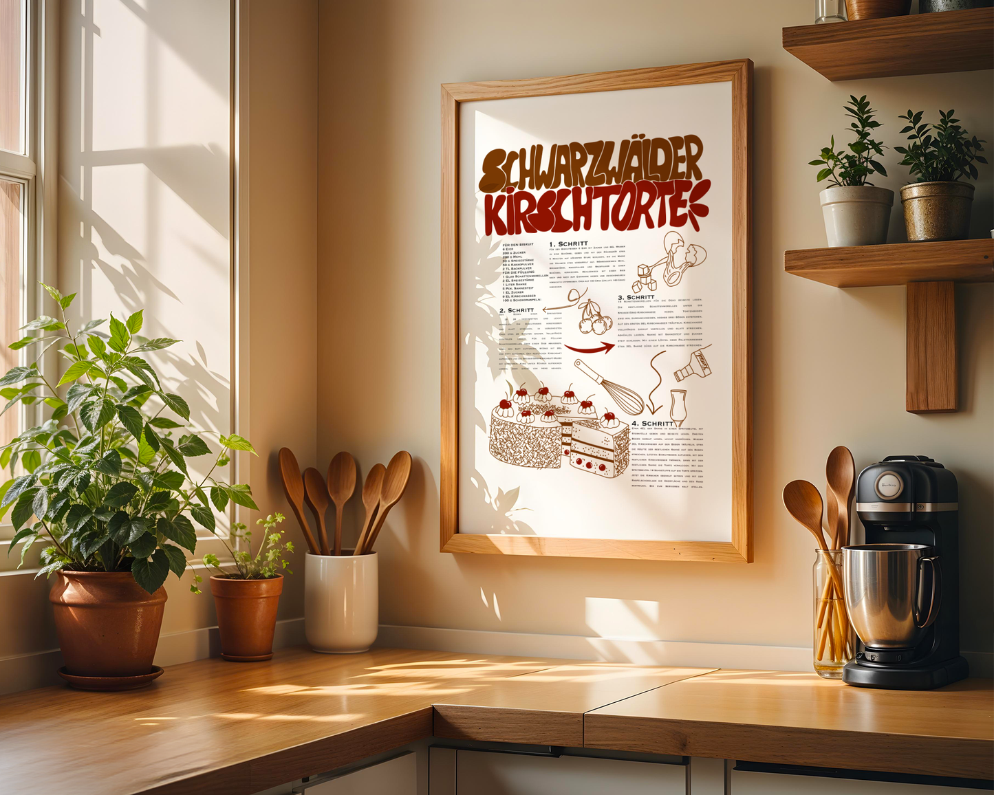 Schwarzwälderkirschtorte - Poster