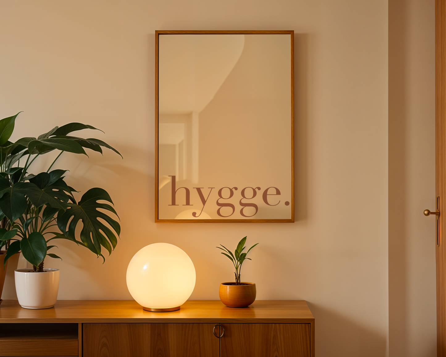 hygge. braun - Poster