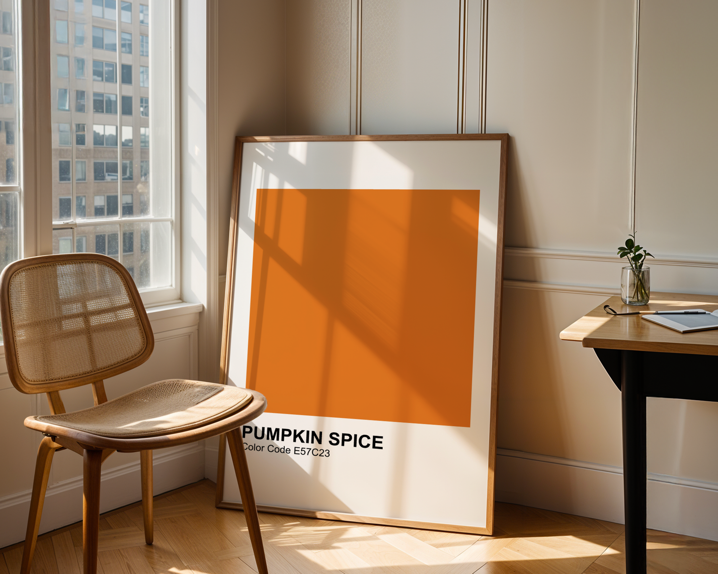 Farbkarte 'Pumpkin spice' - Poster