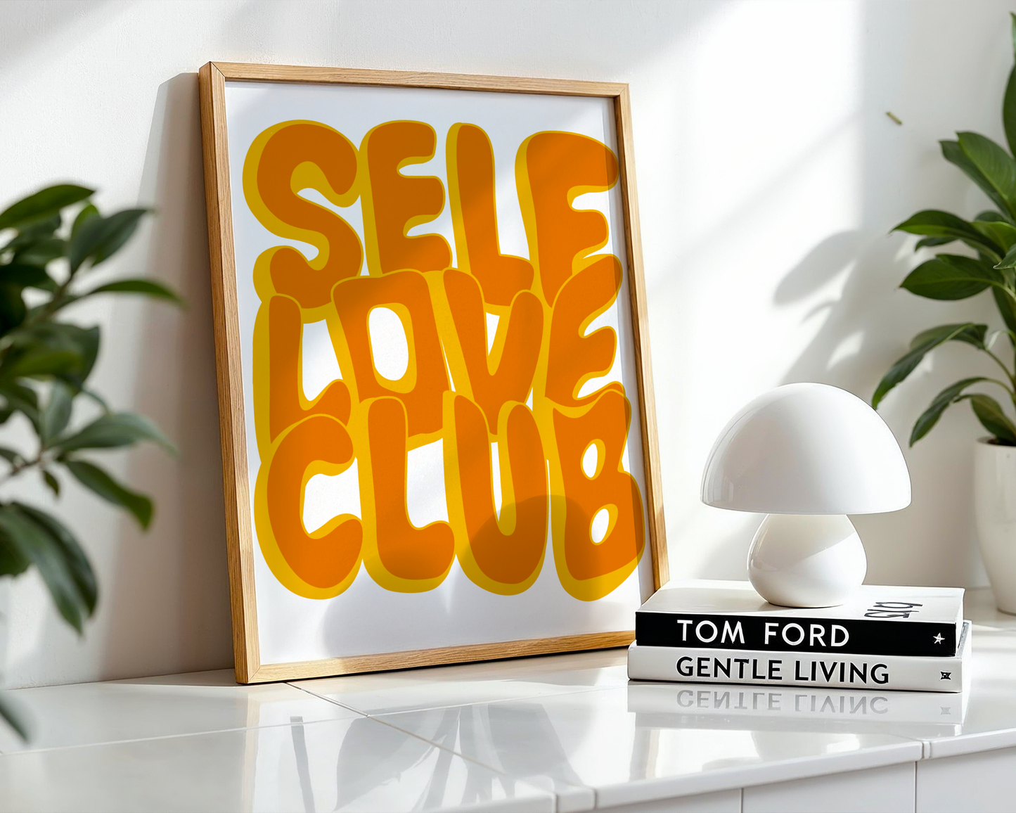 Self Love Club orange/gelb - Poster