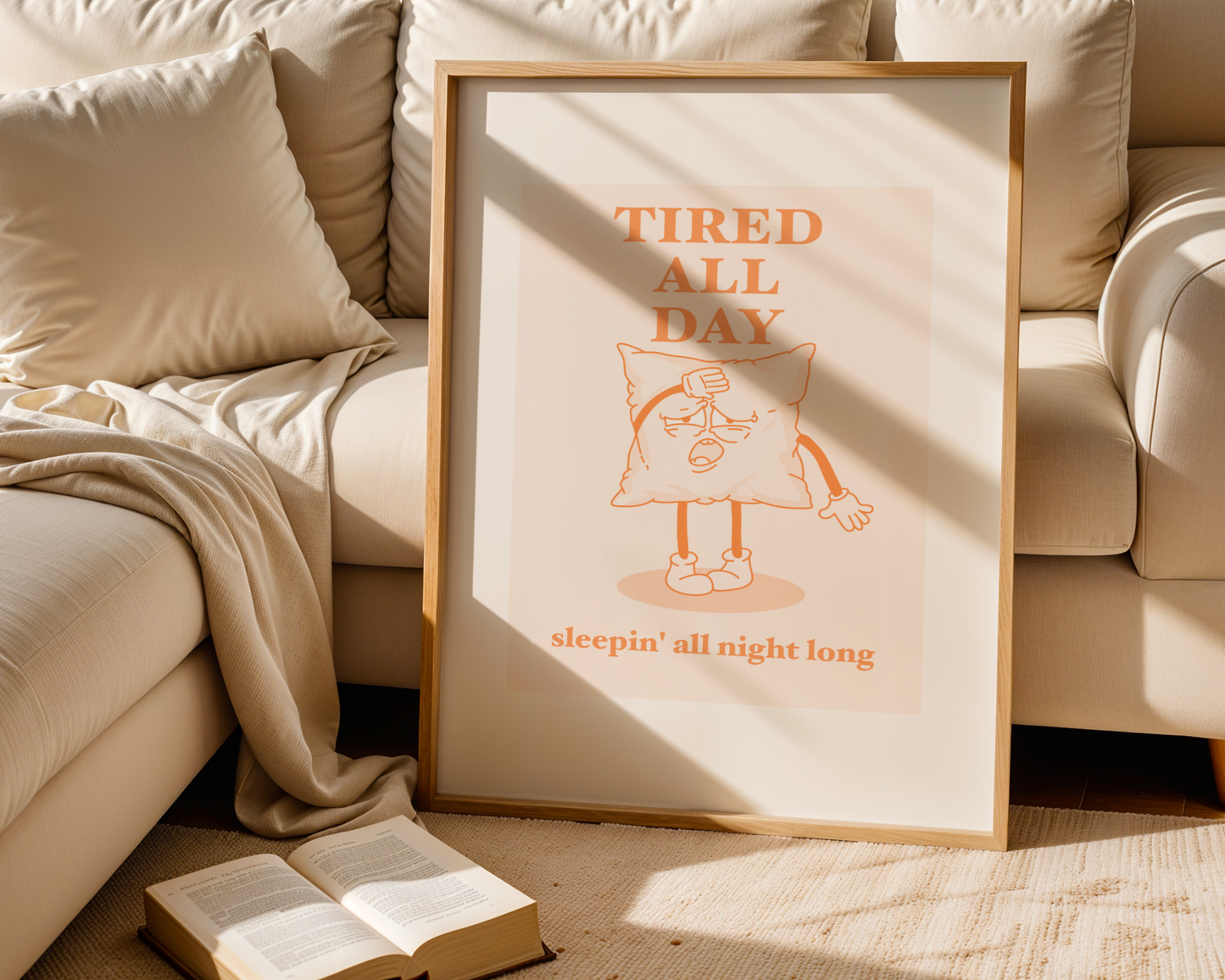 Tired all day...  - Poster