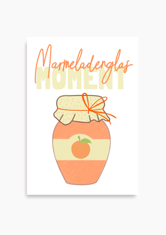 Marmeladenglasmoment Aprikose - Poster