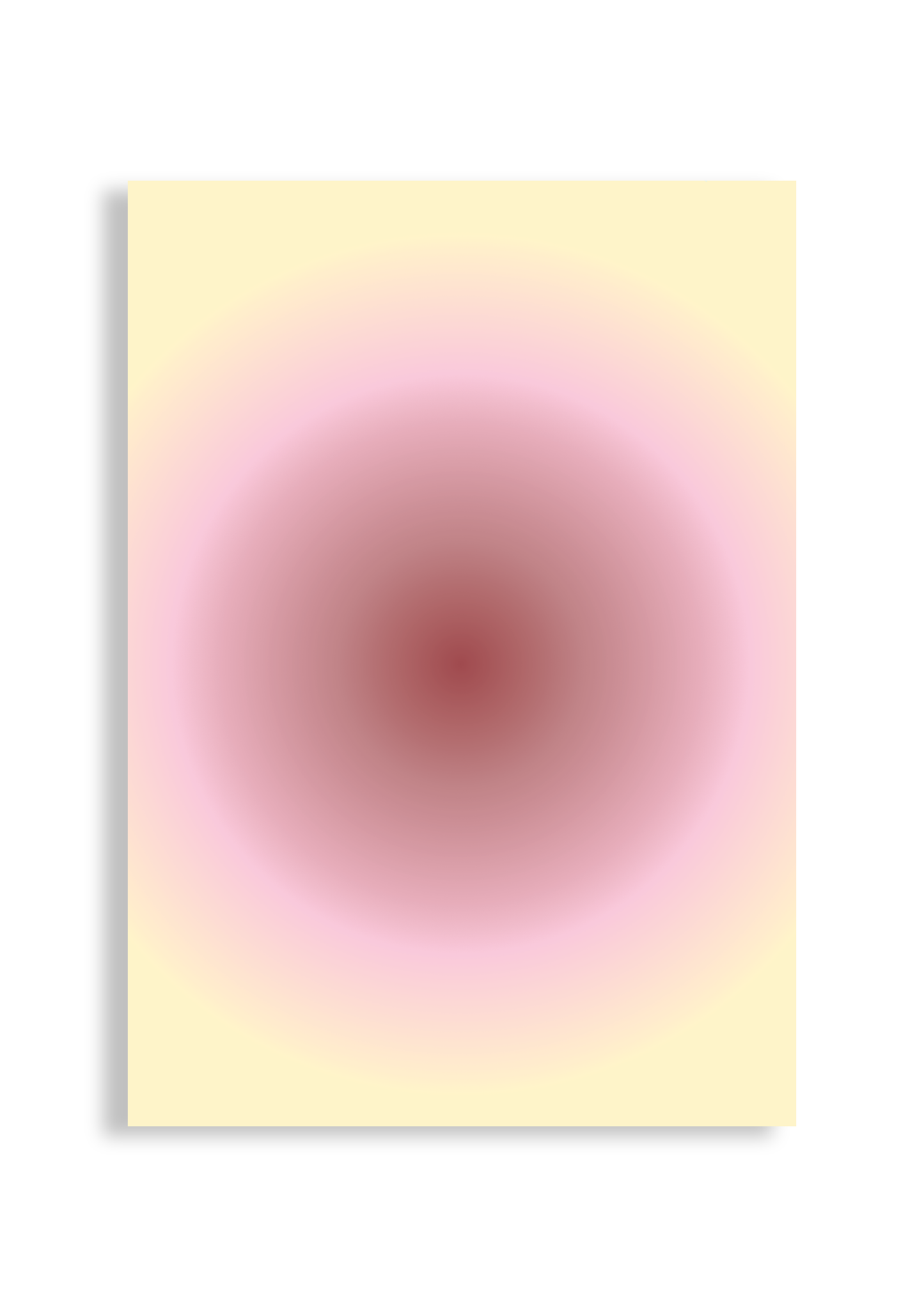 Aura Herbst rosa - Poster