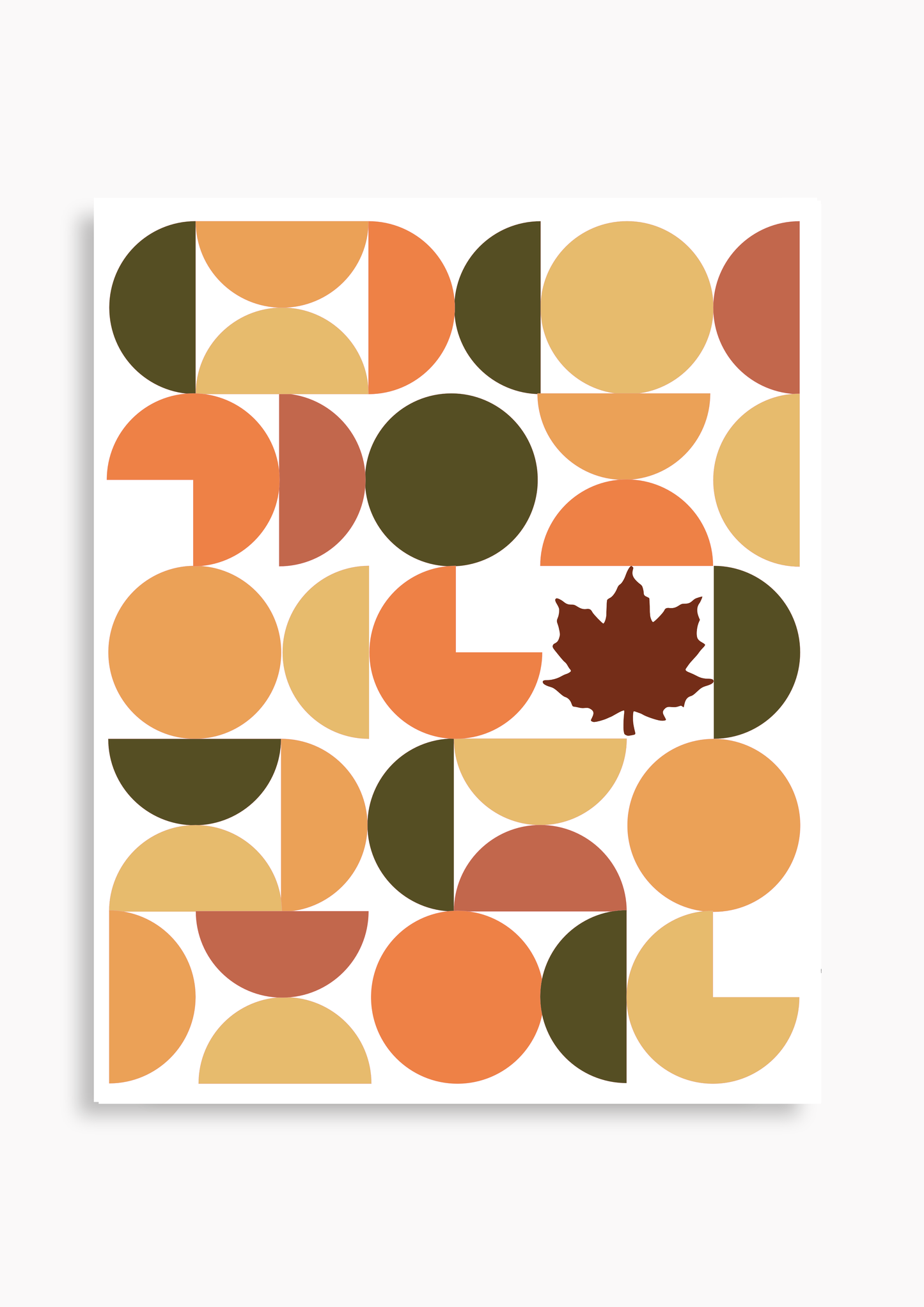 Bauhaus-Stil Autumn - Poster