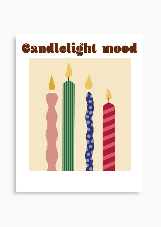 Candlelight mood - Poster