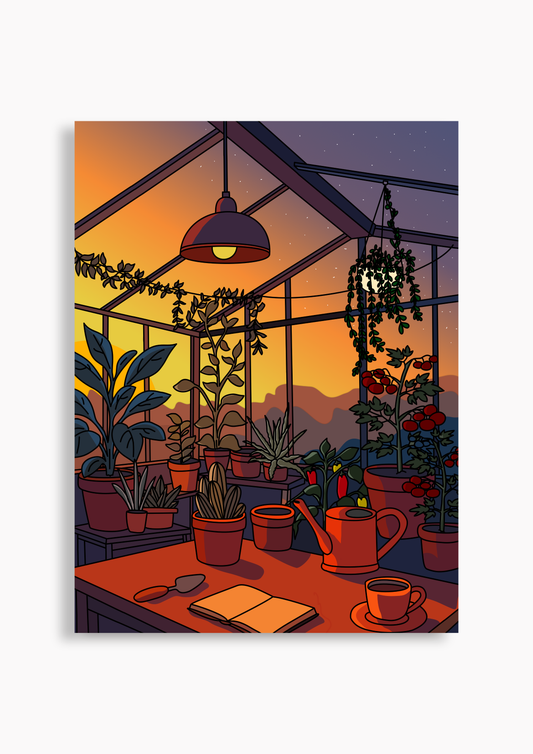 Gewächshaus - Poster