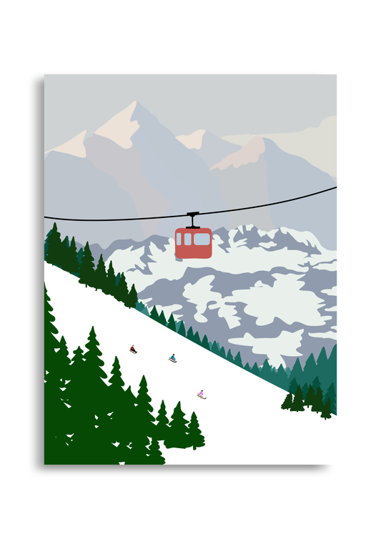 Winterlandschaft - Poster