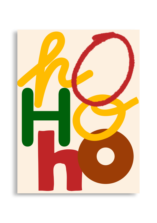 HOHOHO bunt - Poster
