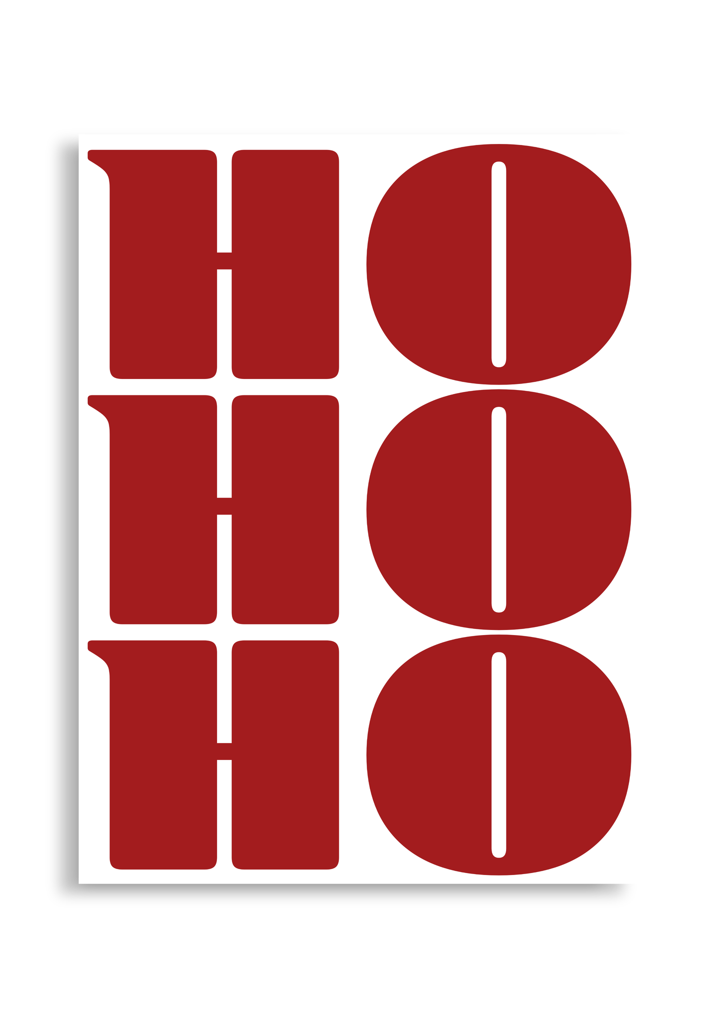HOHOHO rot - Poster