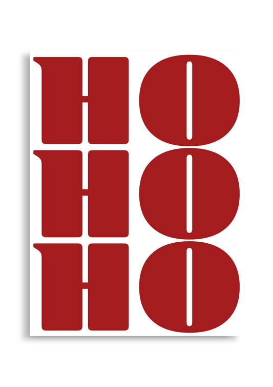 HOHOHO rot - Poster