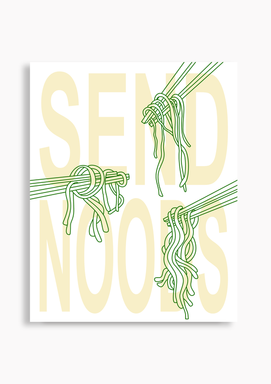 Send noods - Poster