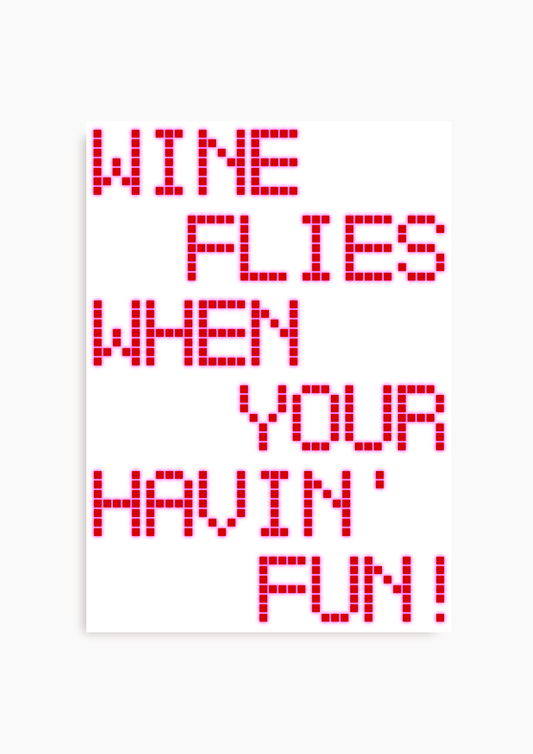 Wine flies - Poster