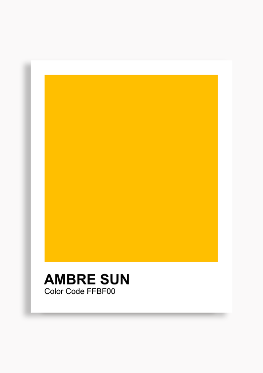 Farbkarte 'Ambre Sun' - Poster