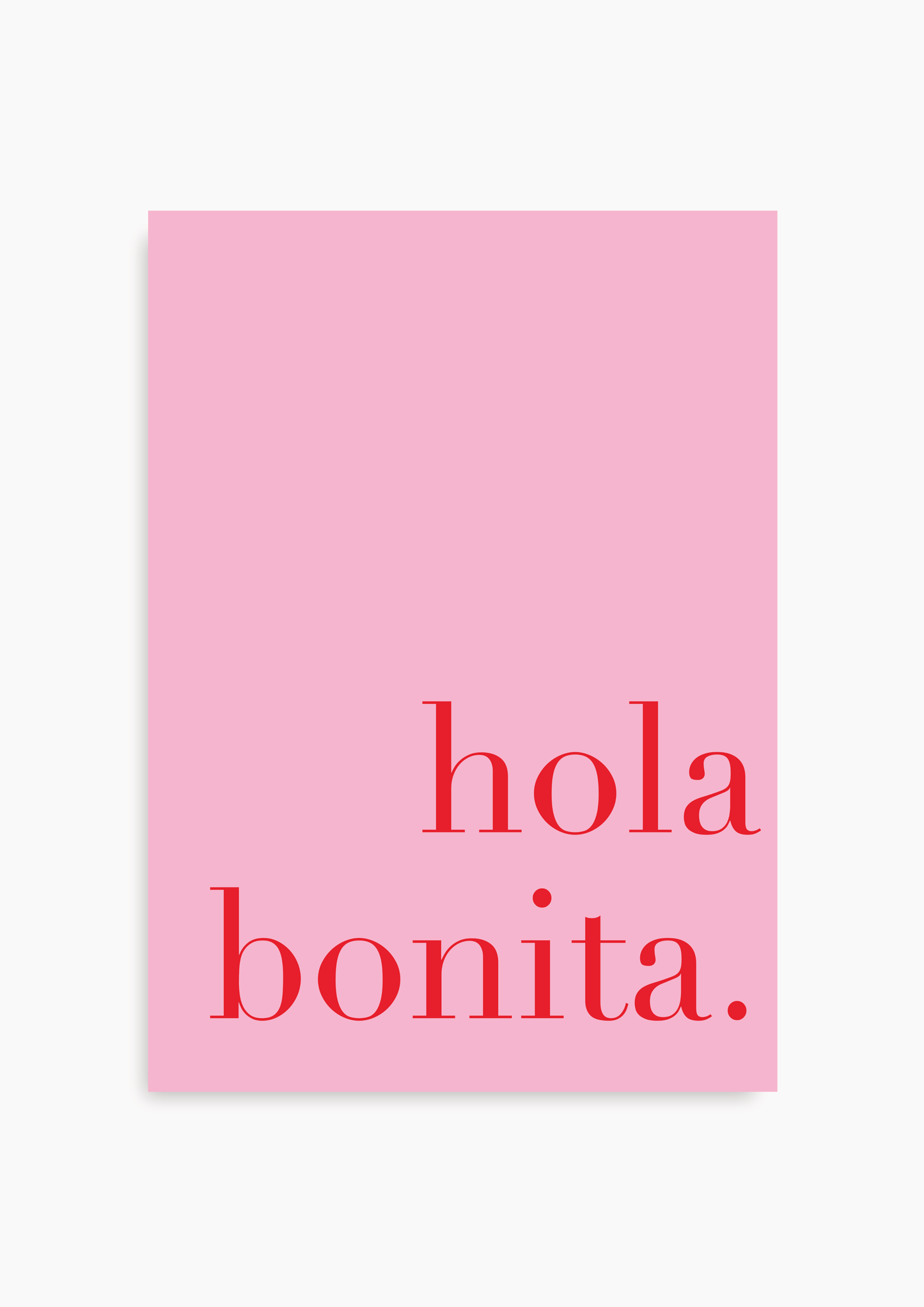 Hola bonita - Poster