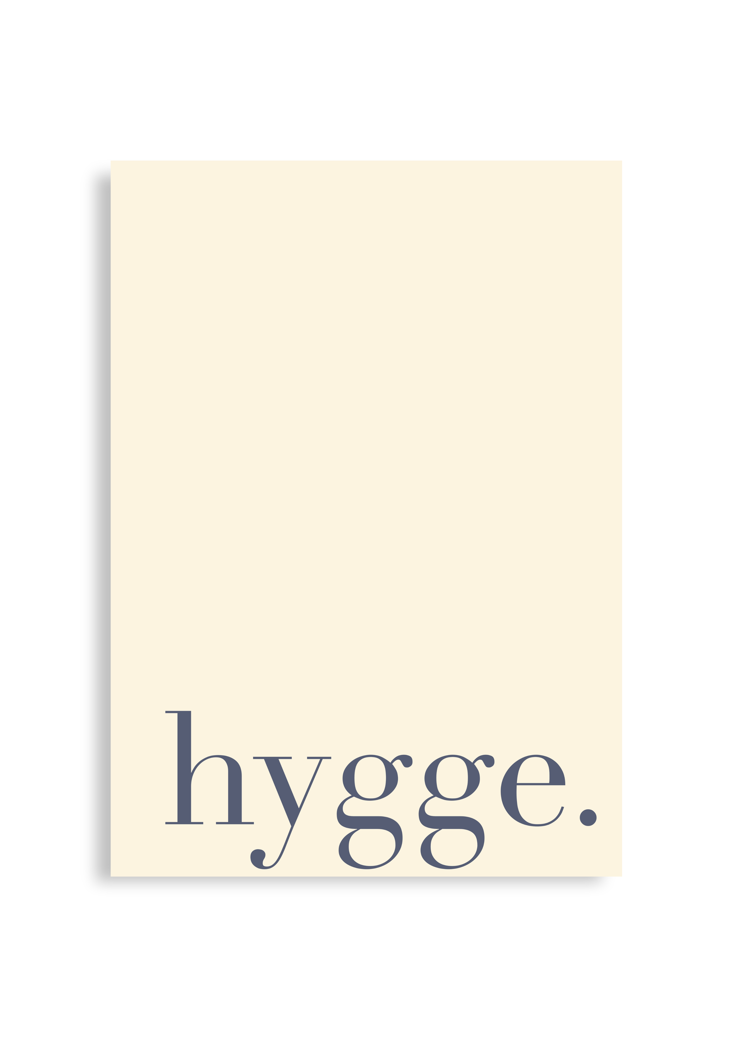 hygge. blau - Poster