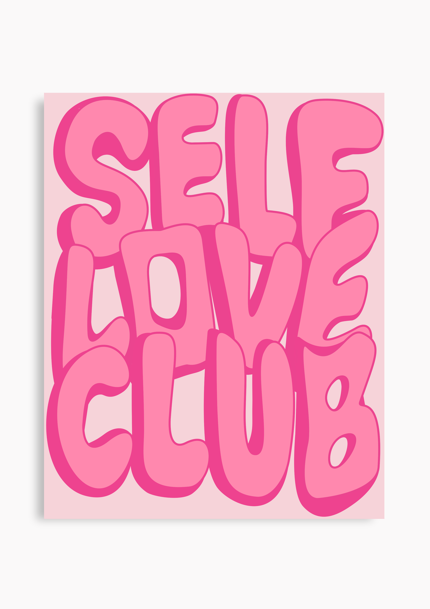 Self Love Club rosa - Poster