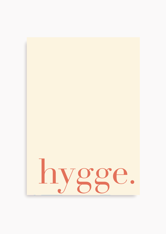 hygge beige/terracotta - Poster
