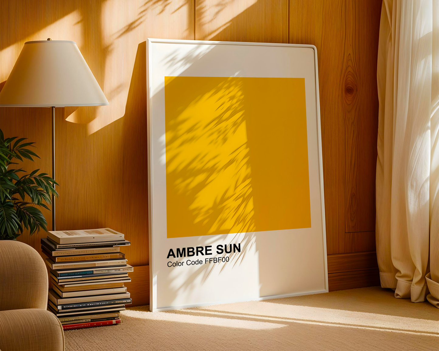 Farbkarte 'Ambre Sun' - Poster