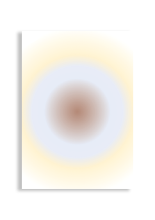 Aura Herbst braun/blau - Poster