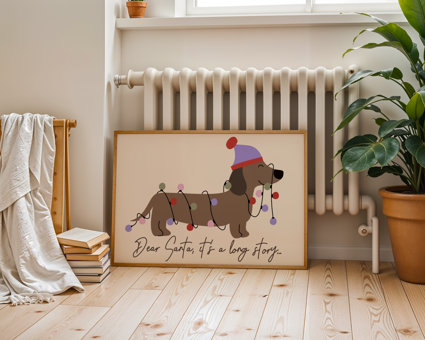 Weihnachtsdackel - Poster