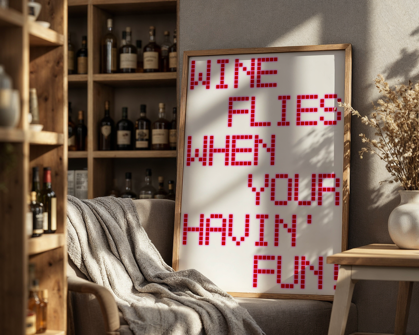 Wine flies - Poster