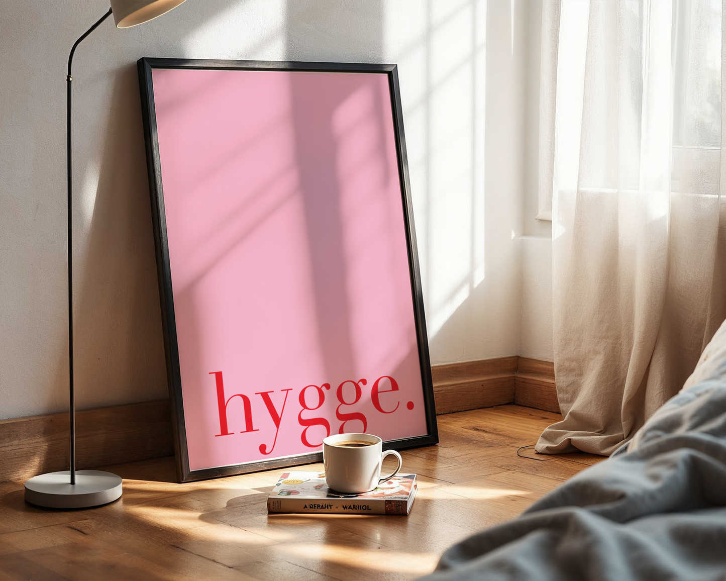 Hygge rosa/rot - Poster